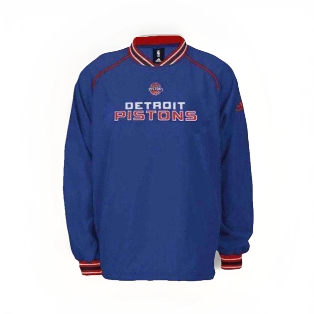 Vintage Adidas NBA Detroit Pistons Men’s L Pullover Jersey Shirt